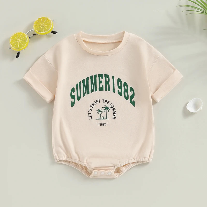 2024-03-21 Lioraitiin Summer Baby Girls Boys Romper Letter Tree Print Round Neck Short Sleeve Casual Jumpsuits Clothes
2024-03-21 Lioraitiin Summer Baby Girls Boys Romper Letter Tree Print Round Neck Short Sleeve Casual Jumpsuits Clothes