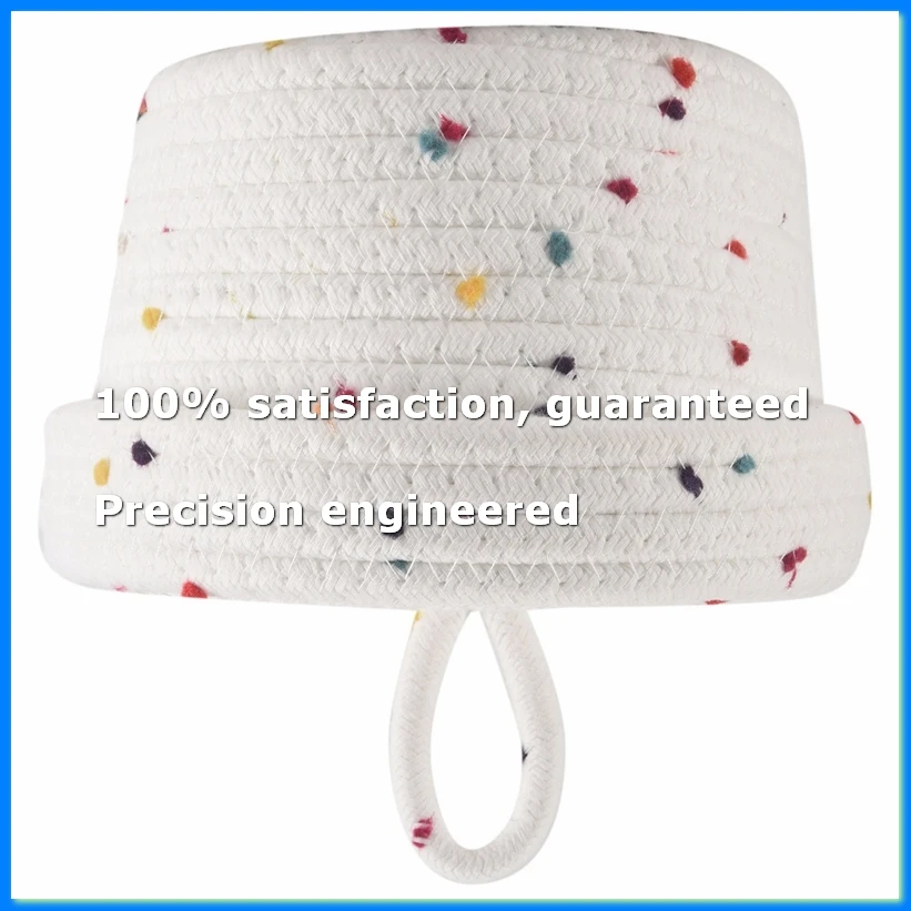 Cotton Rope Storage Basket Small Woven Basket with Lid Storage Woven Storage Organizer Bins for Towels Keys Snack, S-A73M
Cotton Rope Storage Basket Small Woven Basket with Lid Storage Woven Storage Organizer Bins for Towels Keys Snack, S-A73M
