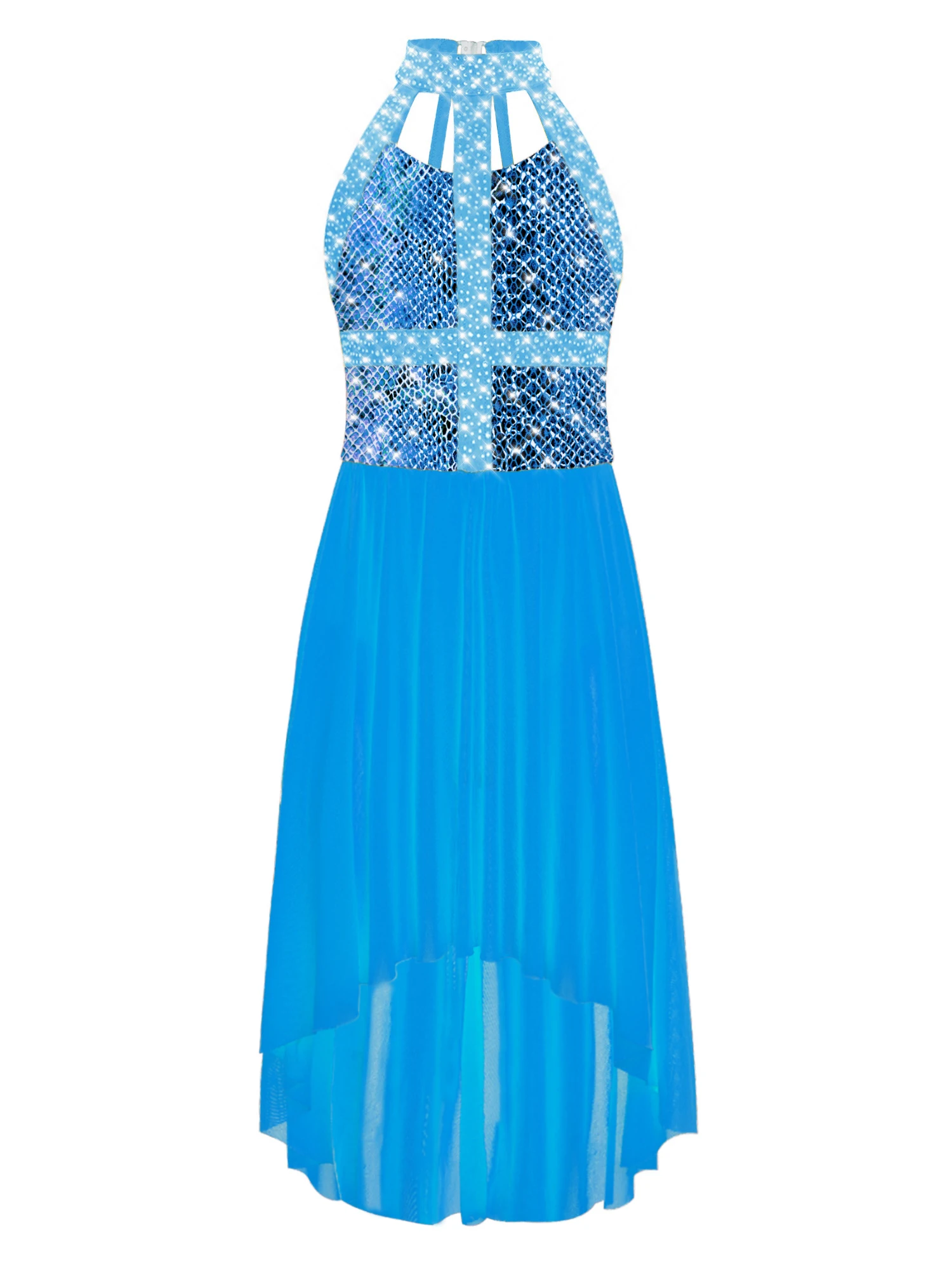 Kids Girls Gymnastics Artistic Dance Costume Snakeskin Printed Ballet Latin Dress Studio Stage Rehearsal Performance Dance Dress 
Kids Girls Gymnastics Artistic Dance Costume Snakeskin Printed Ballet Latin Dress Studio Stage Rehearsal Performance Dance Dress