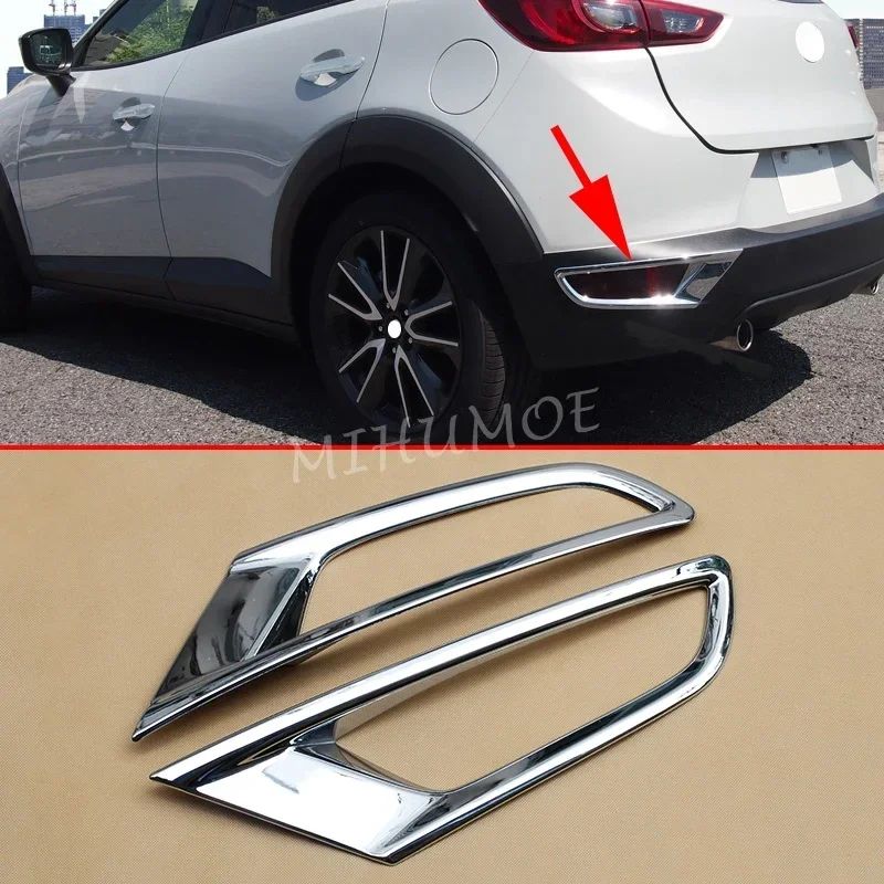 ABS Chrome Foglight Molding Rear Fog Light Cover Bumper Reflector Surrounds For Mazda CX-3 CX3 DK 2016-2024
ABS Chrome Foglight Molding Rear Fog Light Cover Bumper Reflector Surrounds For Mazda CX-3 CX3 DK 2016-2024