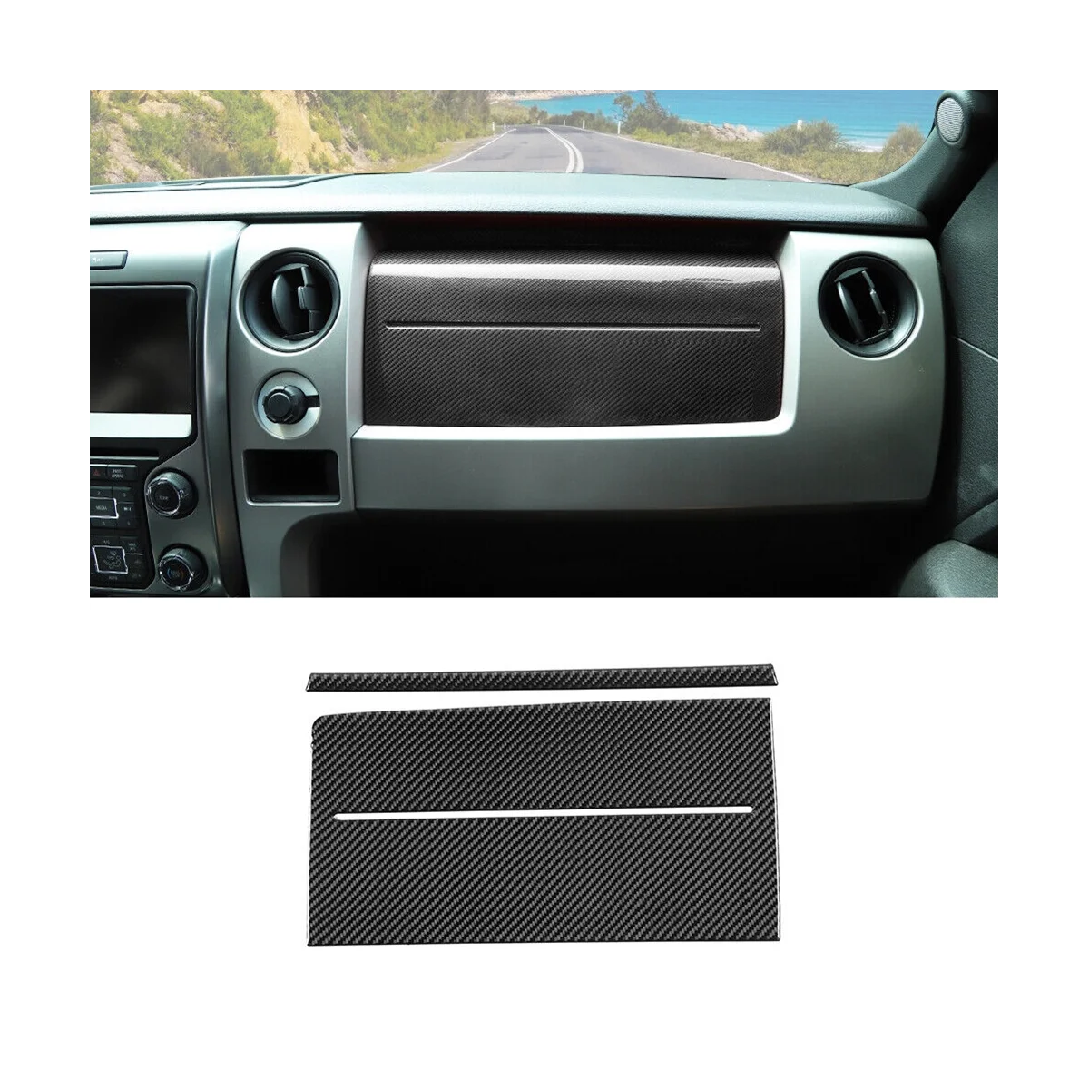 Co-Pilot приборная панель Обложка отделка Декоративные наклейки для Ford F150 2009-2014 Аксессуары-мягкое углеродное волокно
Co-Pilot приборная панель Обложка отделка Декоративные наклейки для Ford F150 2009-2014 Аксессуары-мягкое углеродное волокно