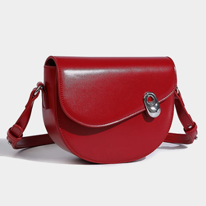 New Half Round Saddle Bag Women Bag Personalized Versatile High Quality Shoulder Bag Crossbody Bag 
New Half Round Saddle Bag Women Bag Personalized Versatile High Quality Shoulder Bag Crossbody Bag