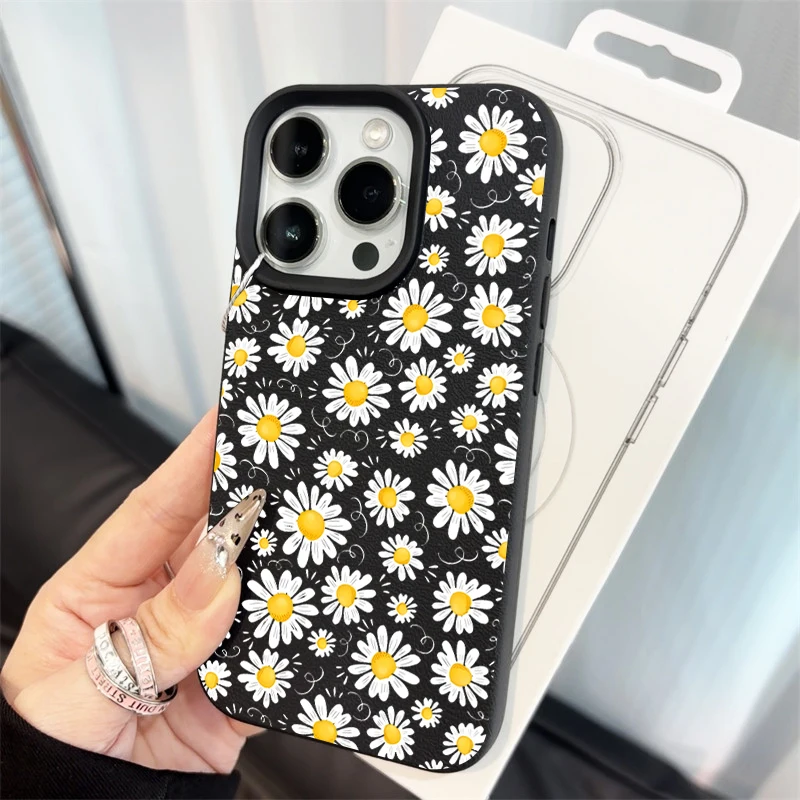 Dense Yellow Daisy Pattern Phone Case For iPhone 16 15 13 17 Air 12 14 11 Plus Pro Max XS XR Matte TPU Anti-Fingerprint Cover
Dense Yellow Daisy Pattern Phone Case For iPhone 16 15 13 17 Air 12 14 11 Plus Pro Max XS XR Matte TPU Anti-Fingerprint Cover