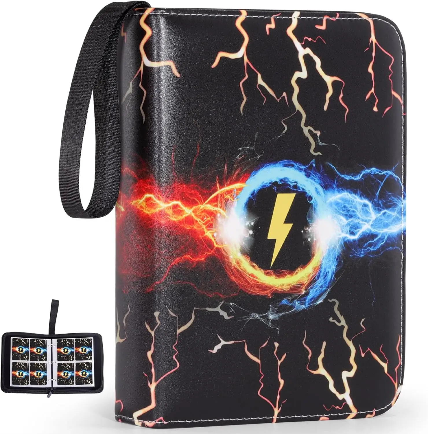 4-Pocket Trading Card Binder with 50 Sleeves Holds 400 Cards, Zipper Card Album for Game and Sports Cards Collectors
4-Pocket Trading Card Binder with 50 Sleeves Holds 400 Cards, Zipper Card Album for Game and Sports Cards Collectors