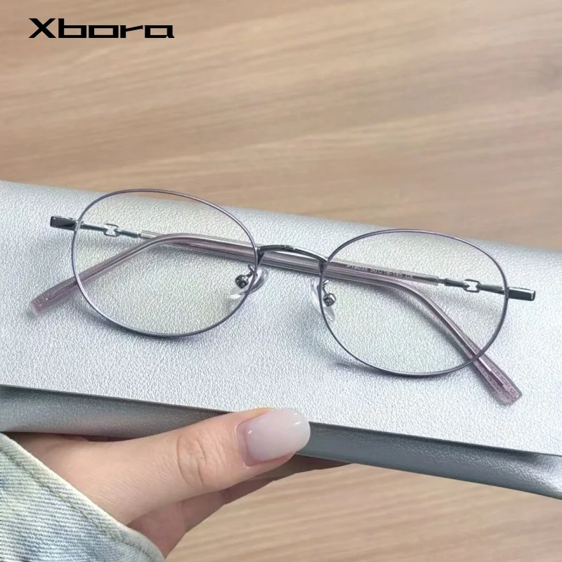 Xbora Small size Oval Women Frame Ultra-light Alloy Full-frame Glasses Frame Reading Myopia Optical Prescription Eyewear P19035
Xbora Small size Oval Women Frame Ultra-light Alloy Full-frame Glasses Frame Reading Myopia Optical Prescription Eyewear P19035