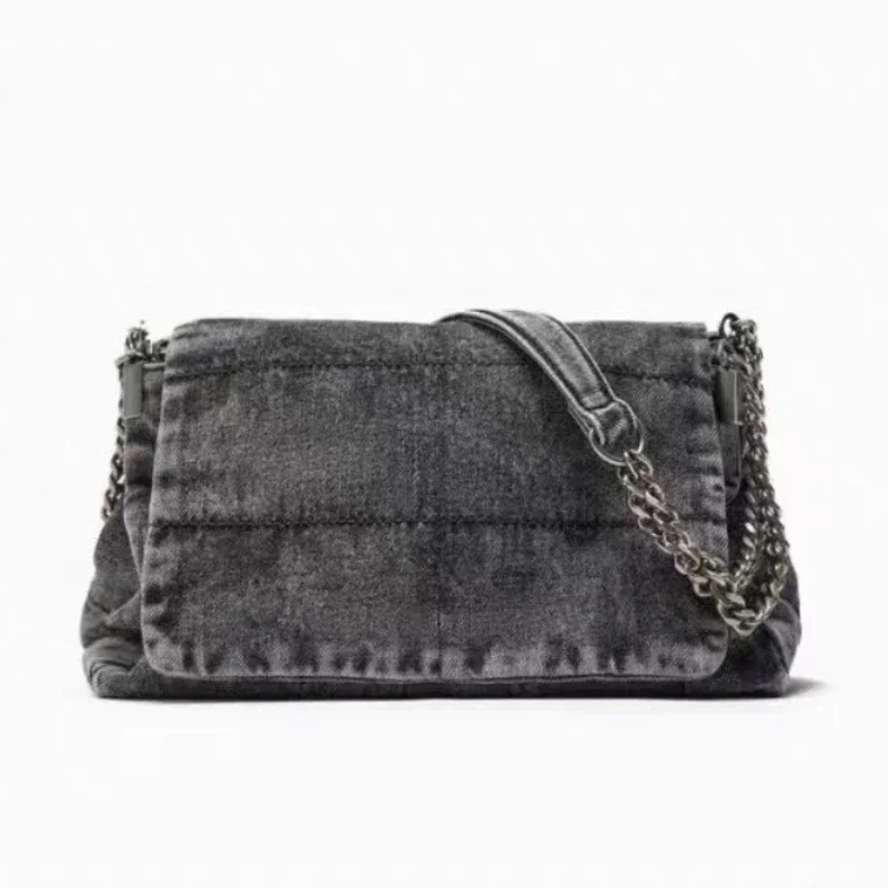 Vintage Shoulder Bag For Women Famous Brand Washed Denim Chain Crossbody Bag New In Large Capacity Casual Versatile Female Bags
Vintage Shoulder Bag For Women Famous Brand Washed Denim Chain Crossbody Bag New In Large Capacity Casual Versatile Female Bags