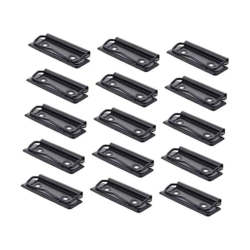 ADP-15Pcs Stationery Plate Holder Stainless Steel Clips Pocket Folders Office Folders Black Mountable Clipboards Clips File
ADP-15Pcs Stationery Plate Holder Stainless Steel Clips Pocket Folders Office Folders Black Mountable Clipboards Clips File