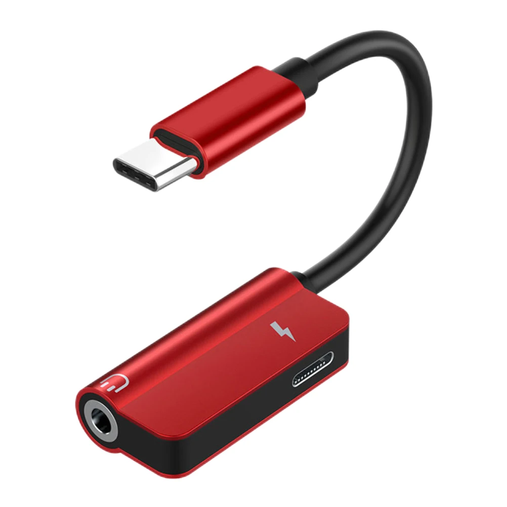 Type C Alloy Headphone Adapter Adapter 35mm Audio Converter Red Portable for USB Compatible Mobile Tools
Type C Alloy Headphone Adapter Adapter 35mm Audio Converter Red Portable for USB Compatible Mobile Tools