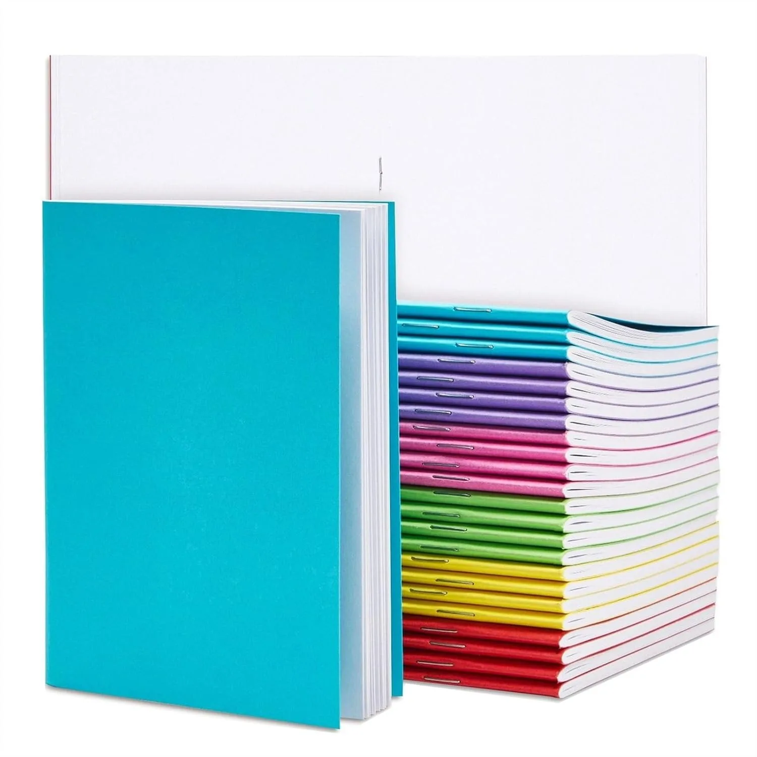 24 Pack Blank Books for Kids to Write Stories with A6 Colorful Notebooks Bulk for Travel Journaling and Sketching
24 Pack Blank Books for Kids to Write Stories with A6 Colorful Notebooks Bulk for Travel Journaling and Sketching