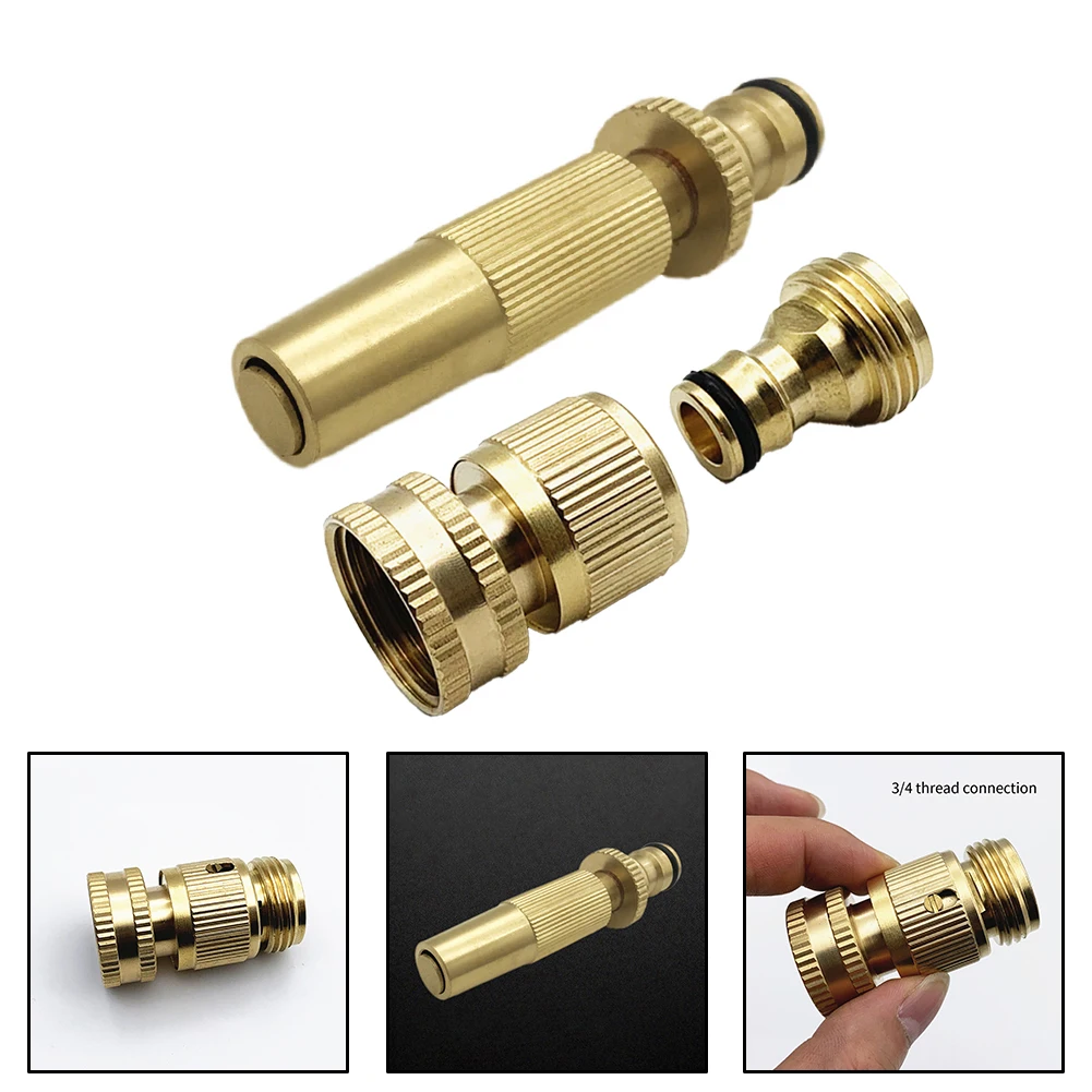 1pcs Brass Garden Nipple Hose Nozzle Set With Thread Quick Connector Adjustable Spray Nozzle For Garden Irrigation Tool
1pcs Brass Garden Nipple Hose Nozzle Set With Thread Quick Connector Adjustable Spray Nozzle For Garden Irrigation Tool