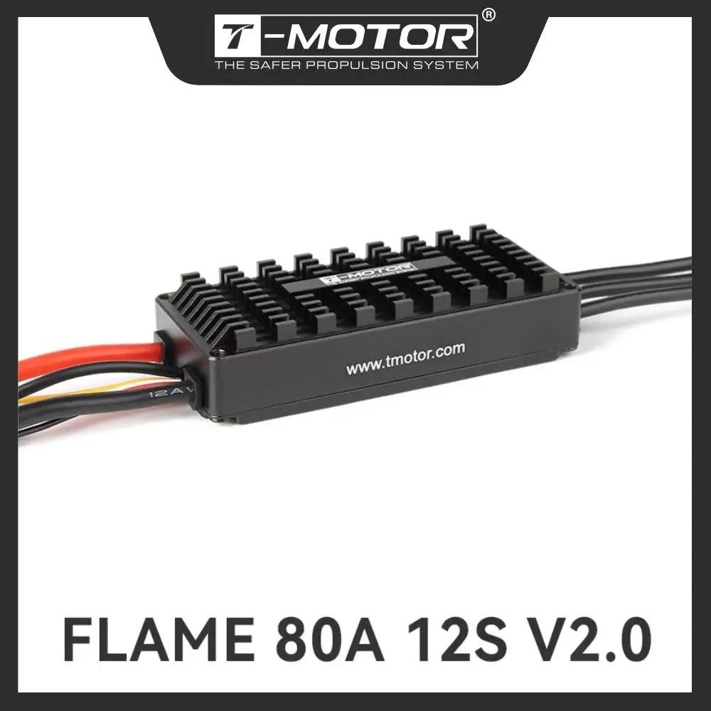 T-MOTOR FLAME 80A 12S V2.0 ESC 6-12S Voltage Electronic Speed Controller For P80 MN705S MN805S MN8017 U7 motor
T-MOTOR FLAME 80A 12S V2.0 ESC 6-12S Voltage Electronic Speed Controller For P80 MN705S MN805S MN8017 U7 motor