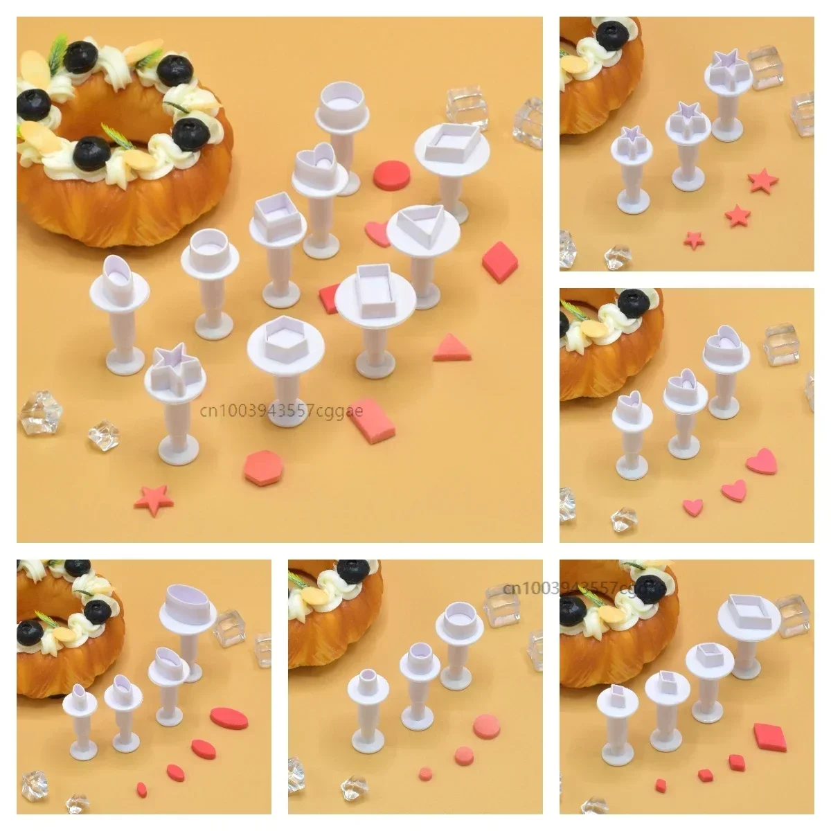 DIY Heart Pentagram Star Seal Round Plunger Cutter Biscuit Cookie Cake Mold Cake Decorating Tools Kitchen Accessories
DIY Heart Pentagram Star Seal Round Plunger Cutter Biscuit Cookie Cake Mold Cake Decorating Tools Kitchen Accessories