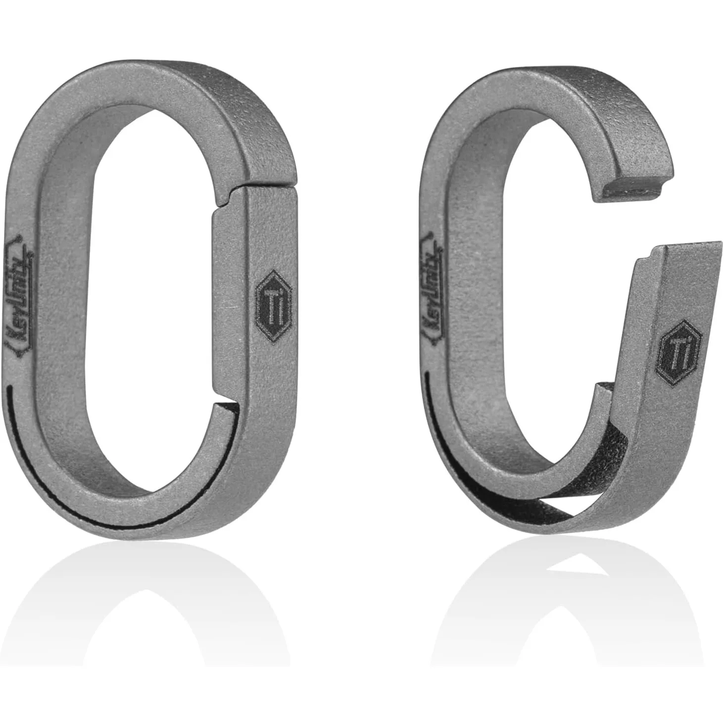 KeyUnity KA30 Titanium Side-Opening Oval Key Ring KEYCHAIN– Lightweight EDC Connector for Car Keys, Tools, and Outdoor Gear
KeyUnity KA30 Titanium Side-Opening Oval Key Ring KEYCHAIN– Lightweight EDC Connector for Car Keys, Tools, and Outdoor Gear