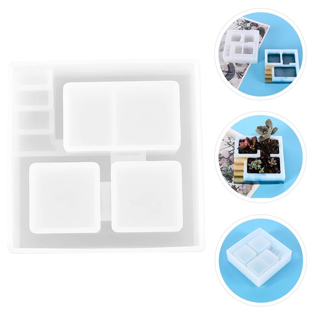 Crystal Epoxy Mold Creative Silicone Die Manual Reverse Mould Small Flower Pot Making
Crystal Epoxy Mold Creative Silicone Die Manual Reverse Mould Small Flower Pot Making