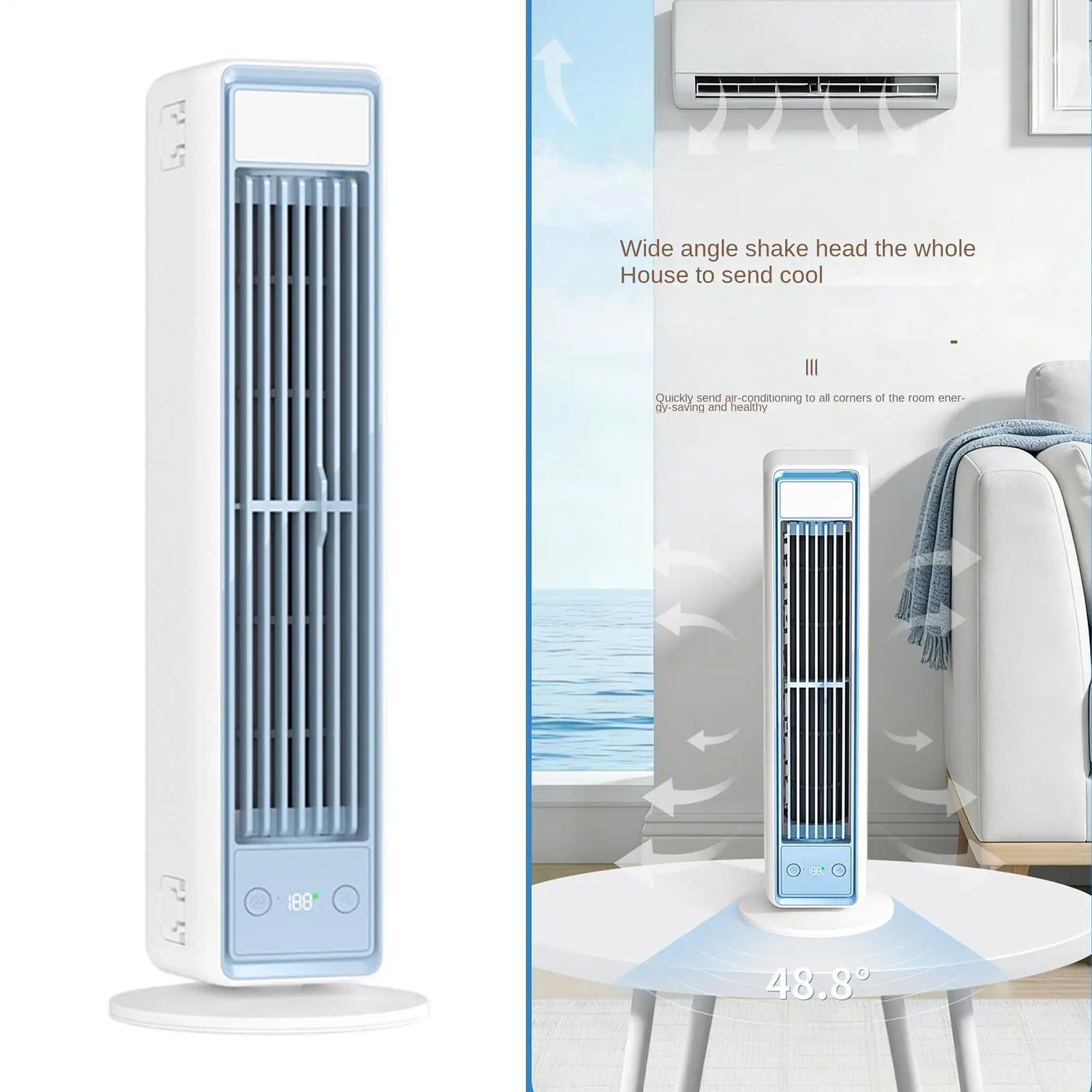 Tower Fan High Velocity LED Display Bedroom Fan for Living Room Office Dorm Home Rv House Indoor Outdoor Kitchen Garage
Tower Fan High Velocity LED Display Bedroom Fan for Living Room Office Dorm Home Rv House Indoor Outdoor Kitchen Garage