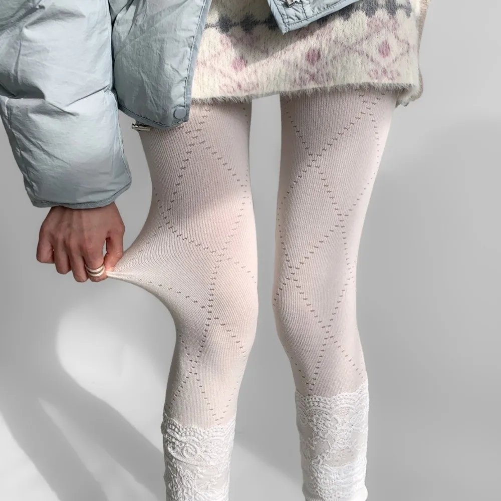 Fashionable Jacquard Knitted Stockings High-elastic Breathable Basic Pantyhose Skinny Fit Comfortable Argyle Tights Daily Wear
Fashionable Jacquard Knitted Stockings High-elastic Breathable Basic Pantyhose Skinny Fit Comfortable Argyle Tights Daily Wear