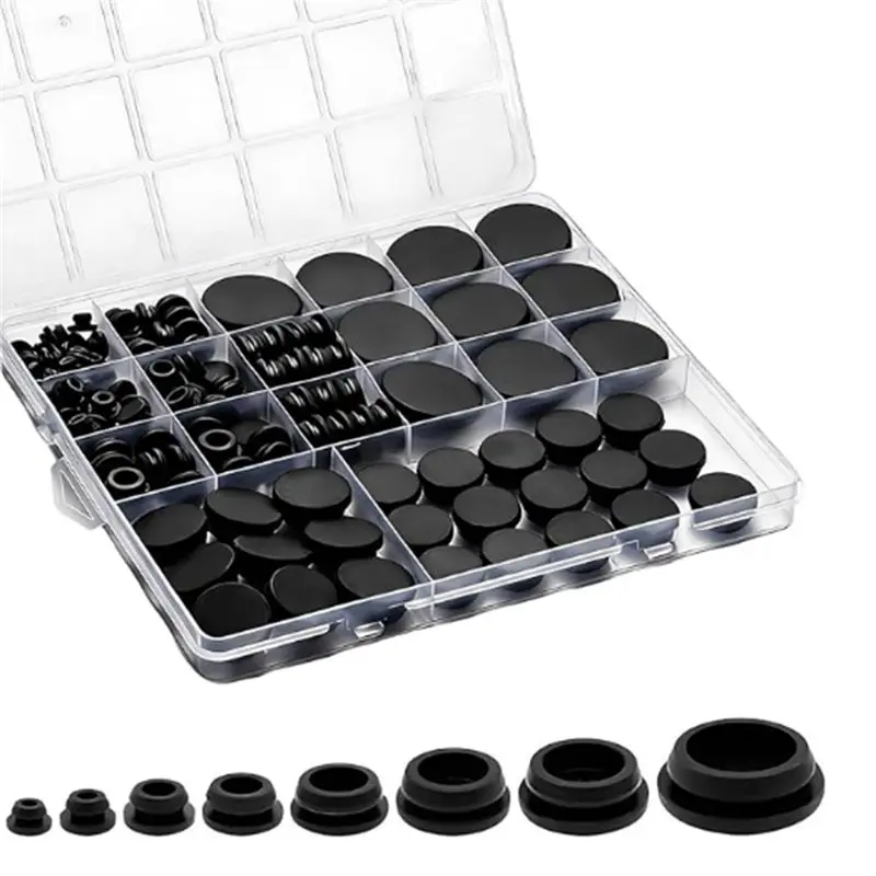 A67M-Hole Plugs Kit 8 Sizes, 125Pcs Rubber Plugs For Round Holes, Snap Locking Silicone Rubber Hole Plugs For DIY Car Furniture
A67M-Hole Plugs Kit 8 Sizes, 125Pcs Rubber Plugs For Round Holes, Snap Locking Silicone Rubber Hole Plugs For DIY Car Furniture