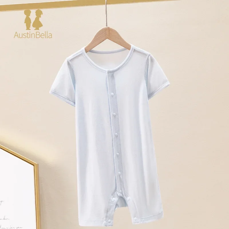Bamboo Fiber Baby Romper Summer Sleepwear Thin Type Nightgown Baby Boy Short-sleeved Newborn Pajamas Air Conditioning Clothing
Bamboo Fiber Baby Romper Summer Sleepwear Thin Type Nightgown Baby Boy Short-sleeved Newborn Pajamas Air Conditioning Clothing