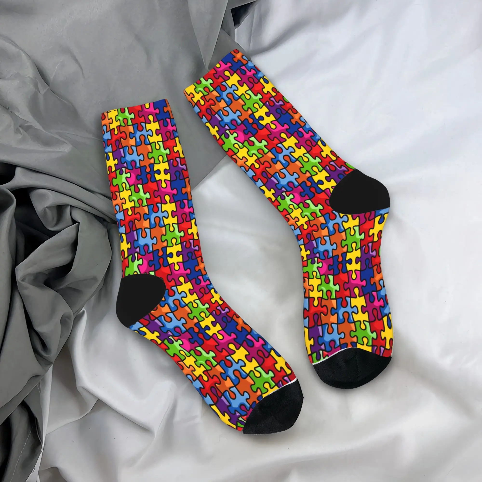 Unisex Men Socks Vibrant Neon Dense Autism Puzzle Stockings Non-Slip Medium Soft Socks Autumn Funny Graphic Outdoor Socks
Unisex Men Socks Vibrant Neon Dense Autism Puzzle Stockings Non-Slip Medium Soft Socks Autumn Funny Graphic Outdoor Socks