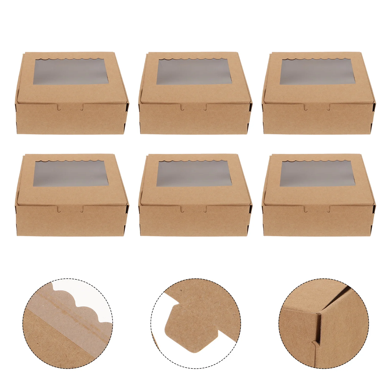 Pastry Boxes with Window Cake Packaging Bakery Kraft Paper Clear Windows Packing
Pastry Boxes with Window Cake Packaging Bakery Kraft Paper Clear Windows Packing
