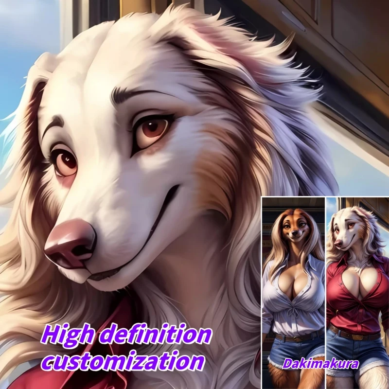 Dakimakura Anime Busty Dog Girls On The Train Double-sided Print Life-size Body Pillow Cover Bedding Gifts
Dakimakura Anime Busty Dog Girls On The Train Double-sided Print Life-size Body Pillow Cover Bedding Gifts
