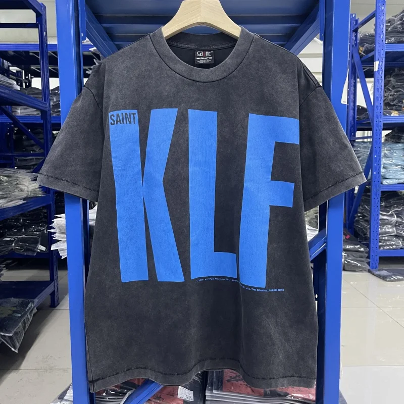 Vintage Saint KLF Printed Cotton T-Shirt Loose Casual Oversized Street Style Tee
Vintage Saint KLF Printed Cotton T-Shirt Loose Casual Oversized Street Style Tee