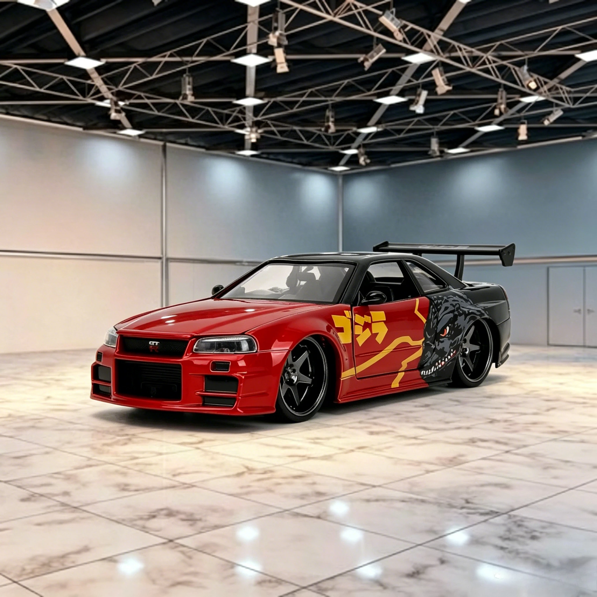 Jada 1:24 Skyline GT-R R34 High Simulation Diecast Car Metal Alloy Model Car decoration display collection gifts
Jada 1:24 Skyline GT-R R34 High Simulation Diecast Car Metal Alloy Model Car decoration display collection gifts