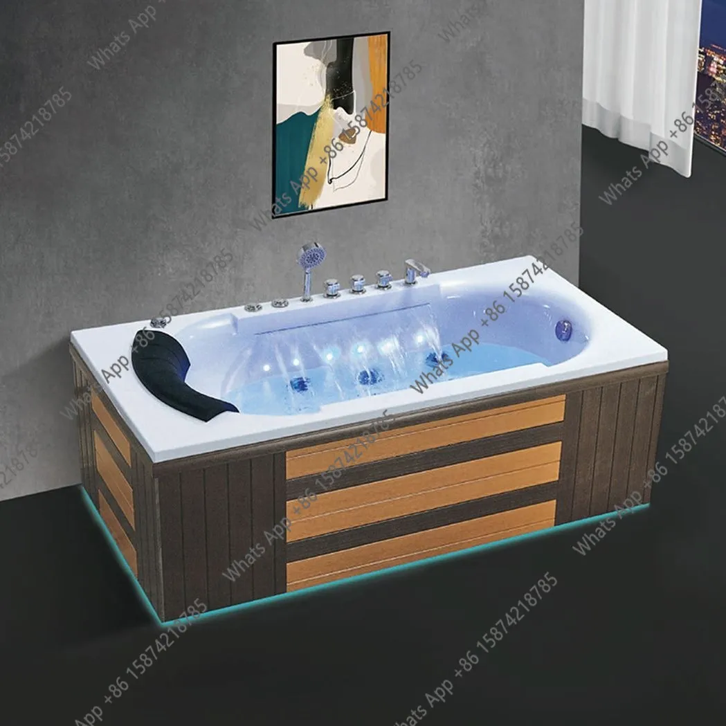 Acrylic double bathtub surfing massage five-piece faucet home hotel bathtub villa project constant temperature heating
Acrylic double bathtub surfing massage five-piece faucet home hotel bathtub villa project constant temperature heating