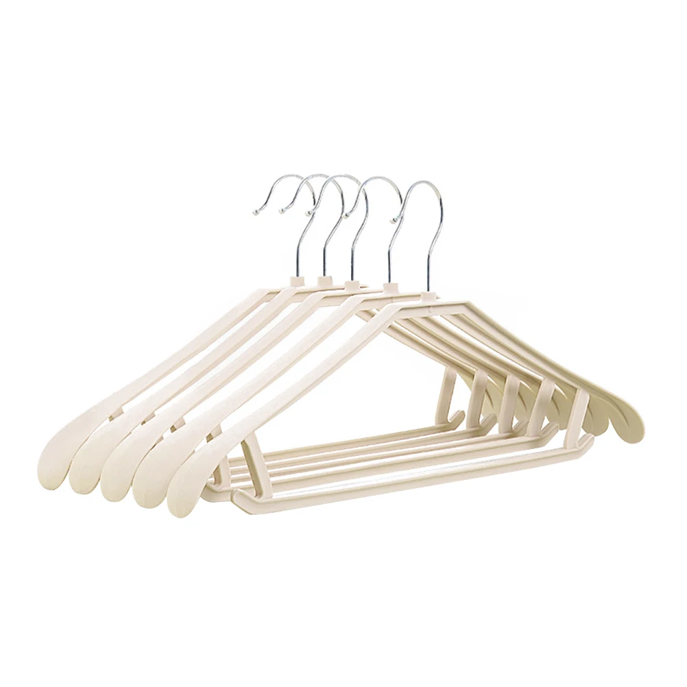 5pcs Thick Clothes Anti-Slip Heavy Duty Suit For Shirts Sweaters Dresses Chrome Hook Laundry Hangers Plastic Coat
5pcs Thick Clothes Anti-Slip Heavy Duty Suit For Shirts Sweaters Dresses Chrome Hook Laundry Hangers Plastic Coat