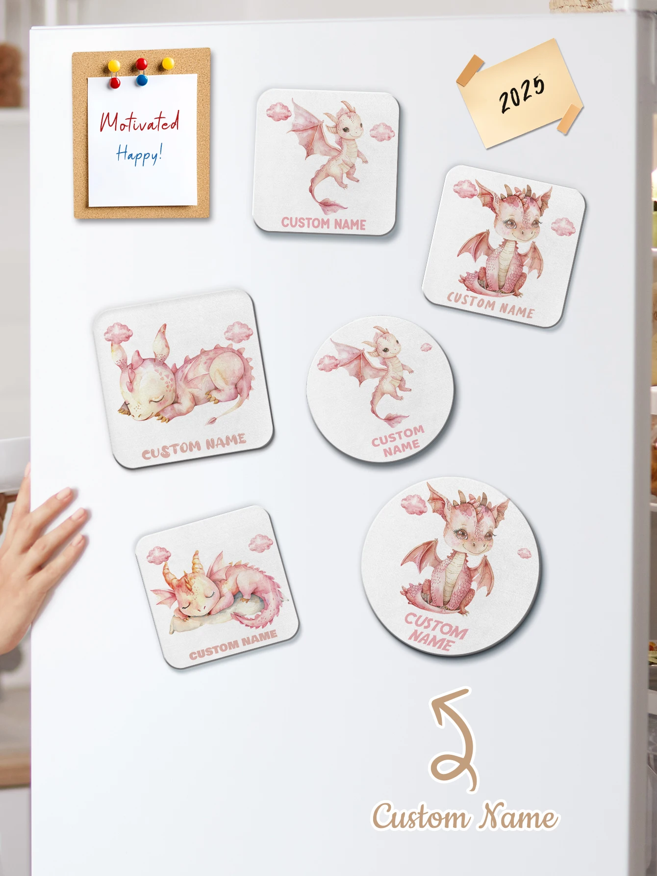 Customized Pink Dragon Baby Refrigerator Magnet Personalized Gift Home Kitchen Catering Whiteboard Home Decoration
Customized Pink Dragon Baby Refrigerator Magnet Personalized Gift Home Kitchen Catering Whiteboard Home Decoration