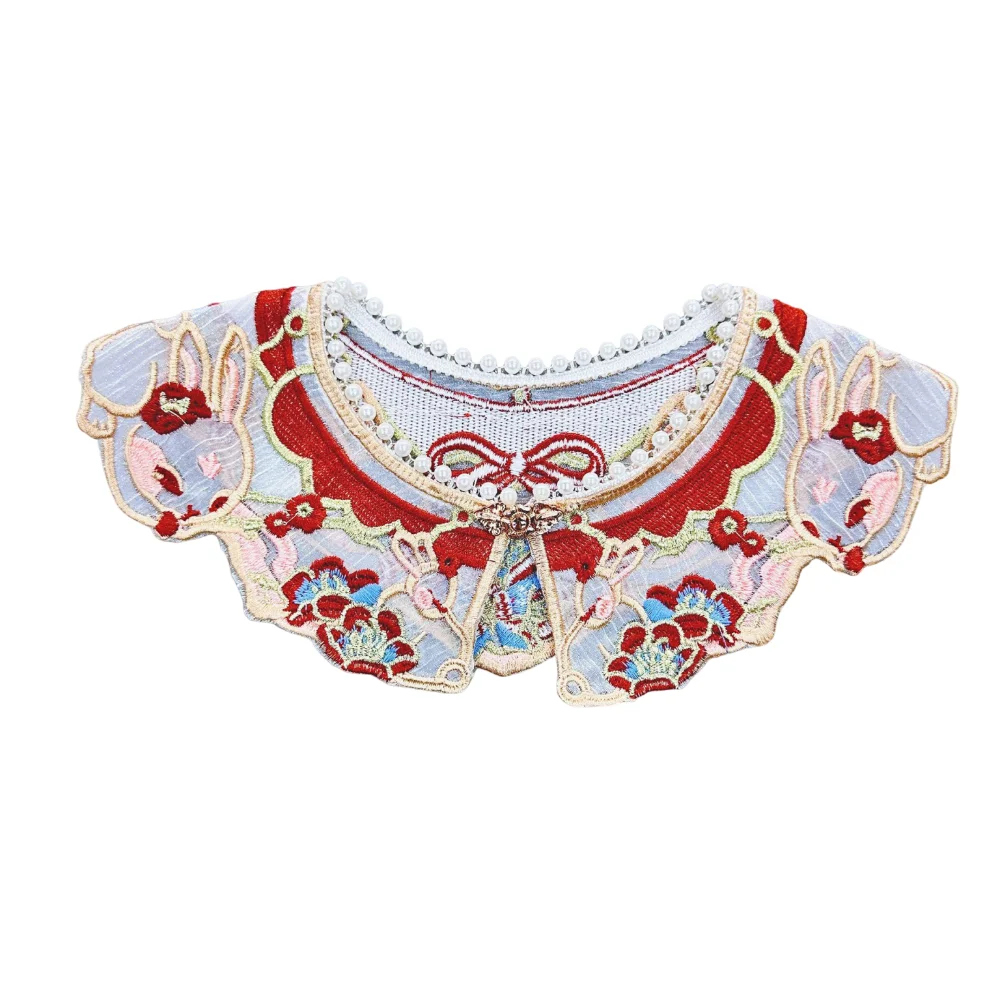 Elegant Hanfu Shawl Floral Pattern Chinese Style Hanfu Shoulder Collar Traditional Decorative Yunjian Round Neck for Kids
Elegant Hanfu Shawl Floral Pattern Chinese Style Hanfu Shoulder Collar Traditional Decorative Yunjian Round Neck for Kids