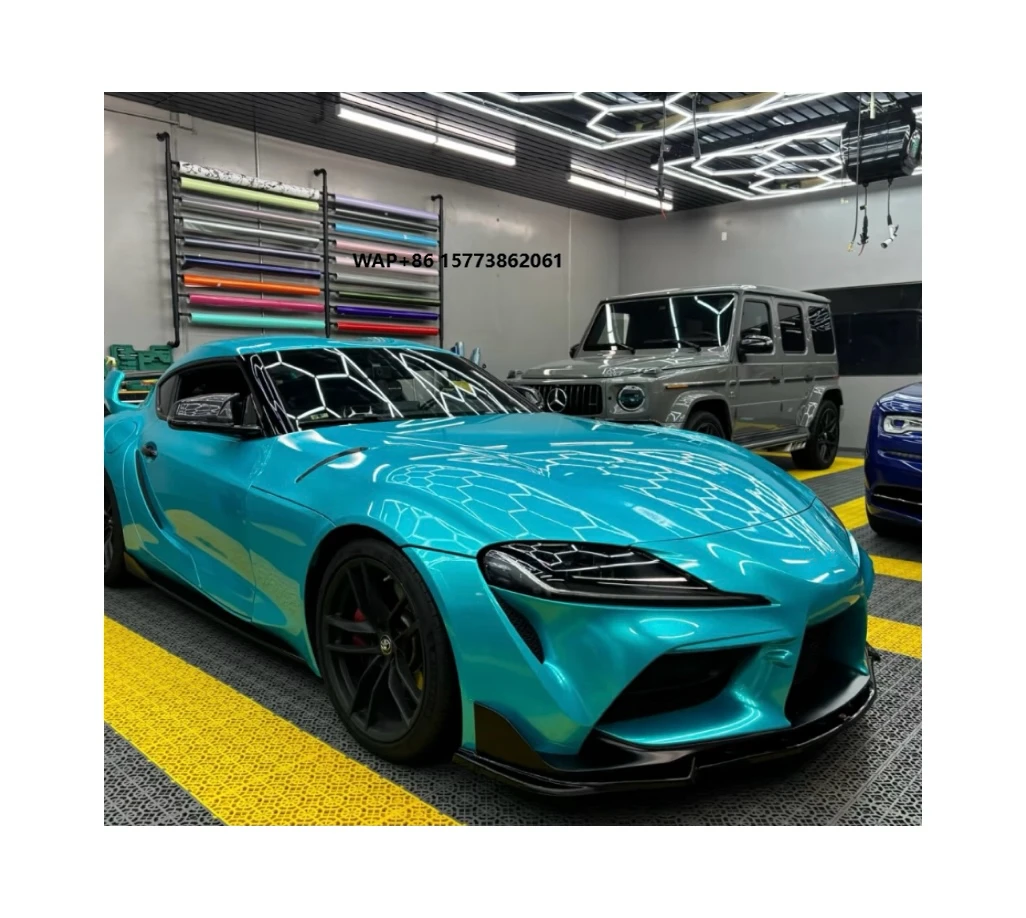 OEM Urtal Glossy Metal Lake Blue Vehicle Vinyl Wrap Custom Cars Wrapping Car Stickers with Free Air Bubble
OEM Urtal Glossy Metal Lake Blue Vehicle Vinyl Wrap Custom Cars Wrapping Car Stickers with Free Air Bubble
