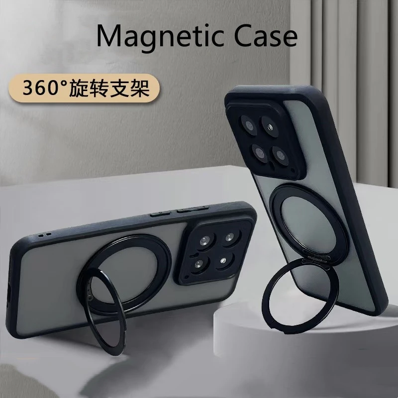 Magnetic Case For Xiaomi 14T Pro Mi 15 14 Xiaomi 13 13T 5G MagSafe Ring Stand Matte Clear Cover Protect Shell Shockproof Bumper
Magnetic Case For Xiaomi 14T Pro Mi 15 14 Xiaomi 13 13T 5G MagSafe Ring Stand Matte Clear Cover Protect Shell Shockproof Bumper