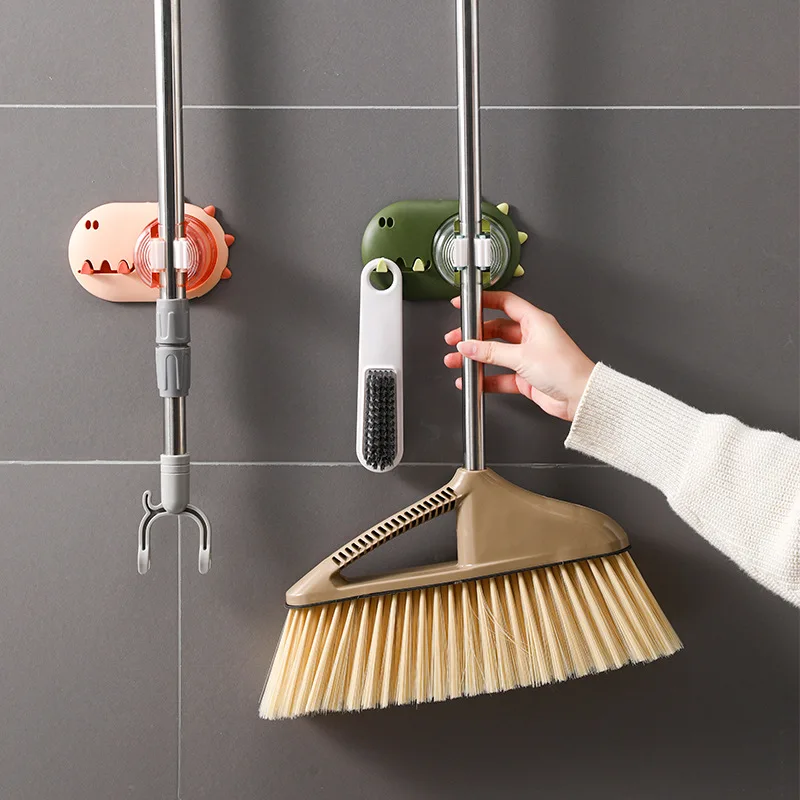 Wall Mounted Mop Holder Organizer Brush Broom Hanger Home Cartoon Storage Rack Bathroom Suction Hanging Pipe Hook Household Tool
Wall Mounted Mop Holder Organizer Brush Broom Hanger Home Cartoon Storage Rack Bathroom Suction Hanging Pipe Hook Household Tool