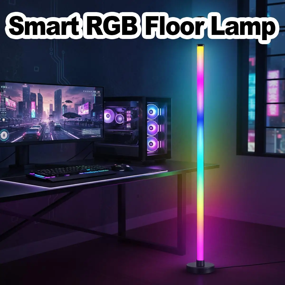 RGB Floor Lamp Smart LED Corner Light Indoor Atmosphere Color Changing Dimmable APP Remote Music Sync Hallway Gift Home USB Led
RGB Floor Lamp Smart LED Corner Light Indoor Atmosphere Color Changing Dimmable APP Remote Music Sync Hallway Gift Home USB Led