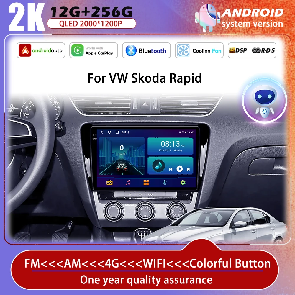 Для VW Skoda Rapid 2013 2014 2015-2019 Беспроводной Carplay 9-дюймовый 2.5D QLED IPS-экран Bluetooth GPS-навигация Аксессуары WIFI
Для VW Skoda Rapid 2013 2014 2015-2019 Беспроводной Carplay 9-дюймовый 2.5D QLED IPS-экран Bluetooth GPS-навигация Аксессуары WIFI