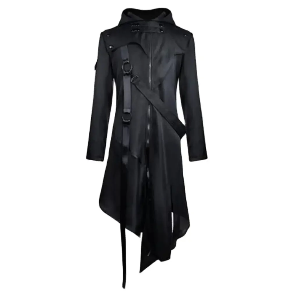 Pop Cosplay Costumes Men Halloween Gothic Long Sleeve Hooded Jacket New Pure Color Halloween Cosplay Vintage Costume
Pop Cosplay Costumes Men Halloween Gothic Long Sleeve Hooded Jacket New Pure Color Halloween Cosplay Vintage Costume