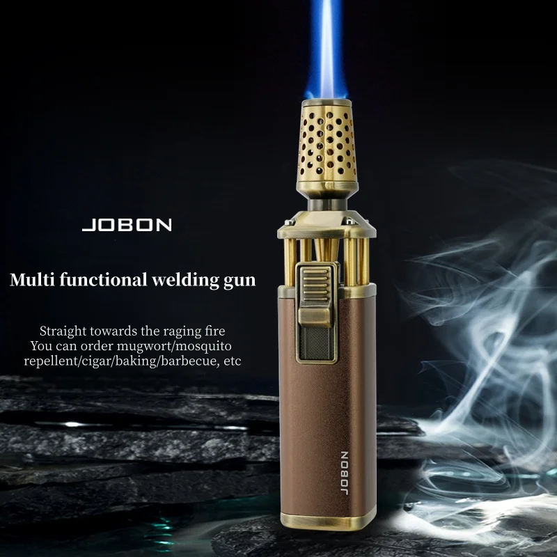 JOBON New Direct Blue Flame Inflatable Windproof Spray Gun Cigar Moxibustion Outdoor Barbecue Portable Lighter Men's Gift
JOBON New Direct Blue Flame Inflatable Windproof Spray Gun Cigar Moxibustion Outdoor Barbecue Portable Lighter Men's Gift