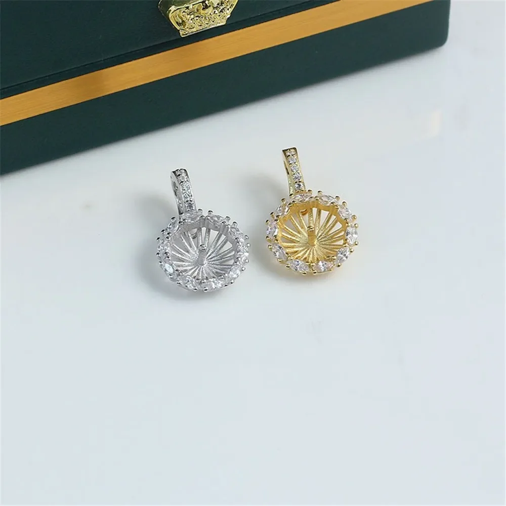 S925 Sterling Silver Pearl Pendant Setting, DIY Empty Bezel Cup Jewelry Supplies for Craft Making, Hollow Prong Pendant Findings
S925 Sterling Silver Pearl Pendant Setting, DIY Empty Bezel Cup Jewelry Supplies for Craft Making, Hollow Prong Pendant Findings