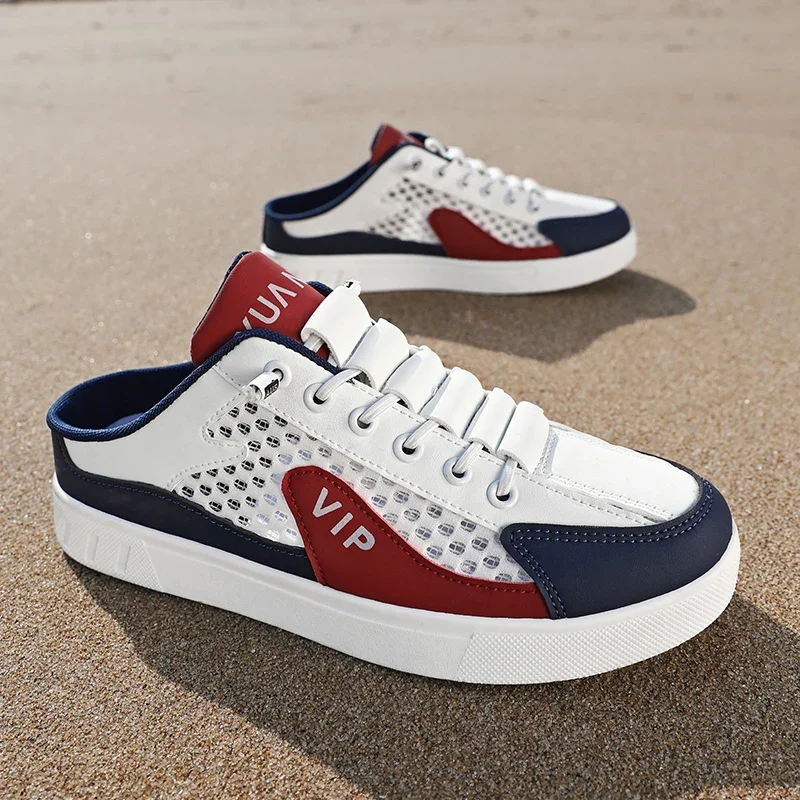 HKDQ Mesh Men's Casual Shoes Non Slip Summer Breathable Slides Thick Sole Lightweight Walking Shoes Outdoor Comfort Sports Shoes
HKDQ Mesh Men's Casual Shoes Non Slip Summer Breathable Slides Thick Sole Lightweight Walking Shoes Outdoor Comfort Sports Shoes