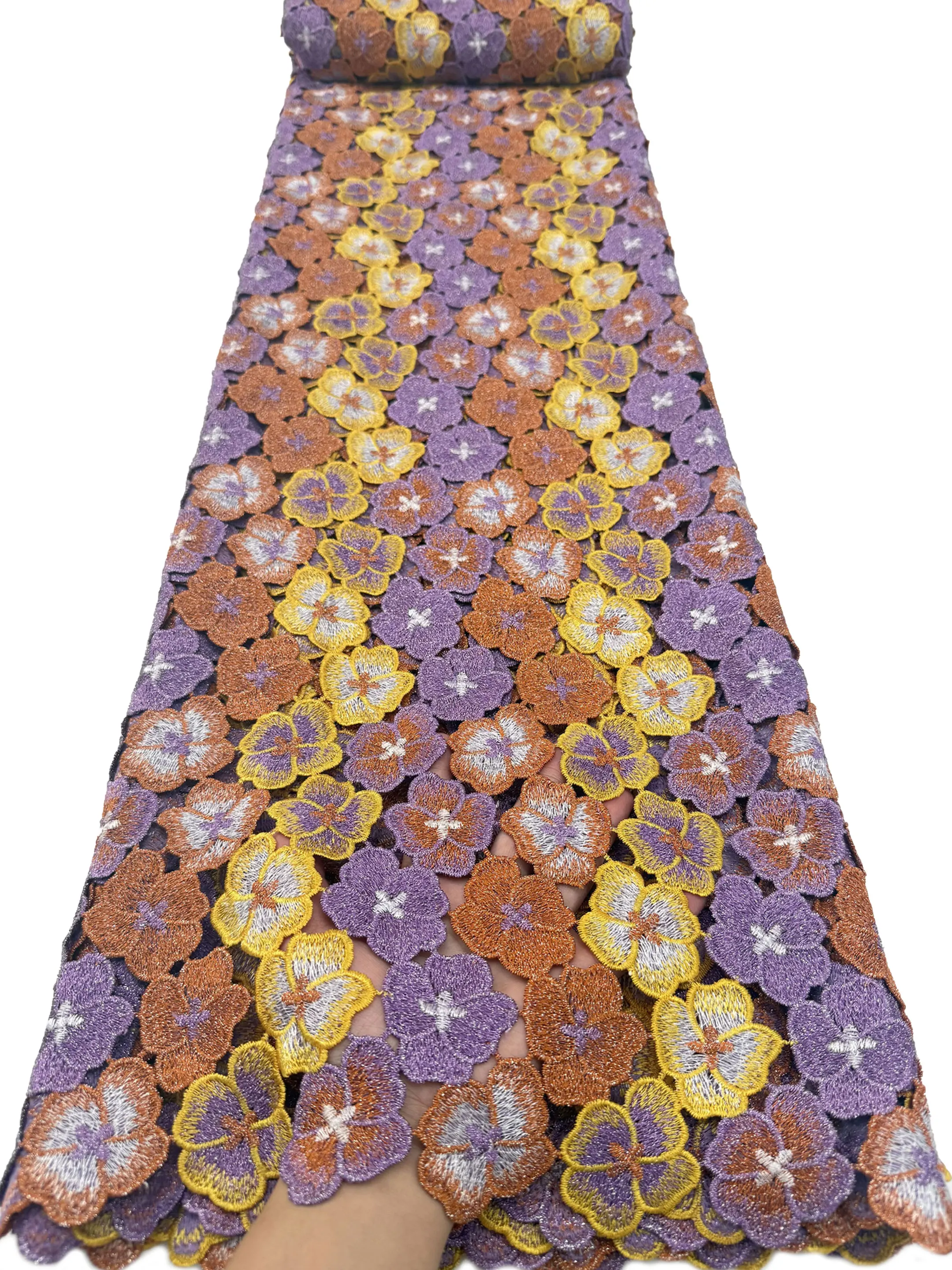 2026High Quality Multicolor Water Soluble Lace Fabric 5 yards French Style for Nigerian Wedding Party Wear Dress Sewing Material
2026High Quality Multicolor Water Soluble Lace Fabric 5 yards French Style for Nigerian Wedding Party Wear Dress Sewing Material