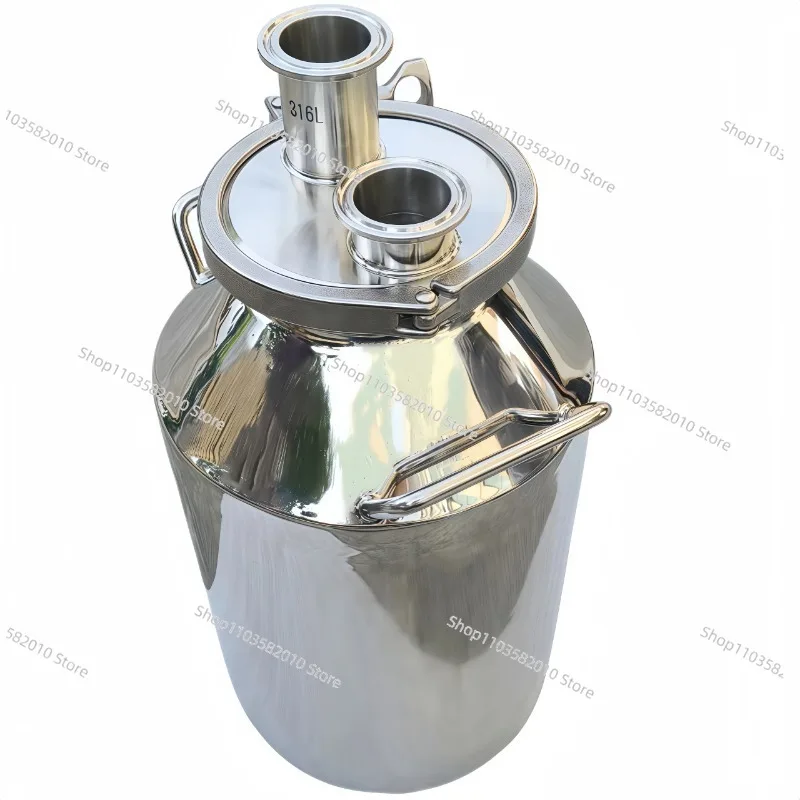 316 Stainless Steel Milk Can, 10-50L Sealed Storage Tank for Beer Brewing, Wine Fermenting & Dairy
316 Stainless Steel Milk Can, 10-50L Sealed Storage Tank for Beer Brewing, Wine Fermenting & Dairy