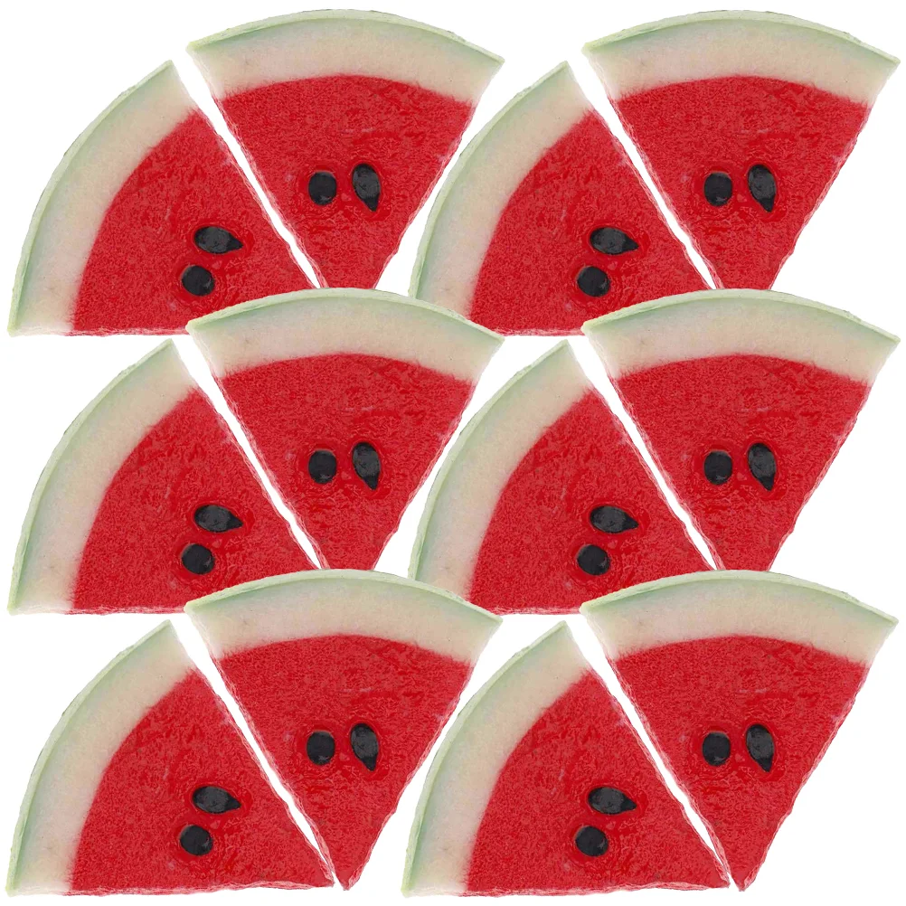 12 Pcs Fake Fruit Decoration Watermelon Artificial Photography Prop Slices Model Ldpe (high Pressure Polyethylene) Child
12 Pcs Fake Fruit Decoration Watermelon Artificial Photography Prop Slices Model Ldpe (high Pressure Polyethylene) Child