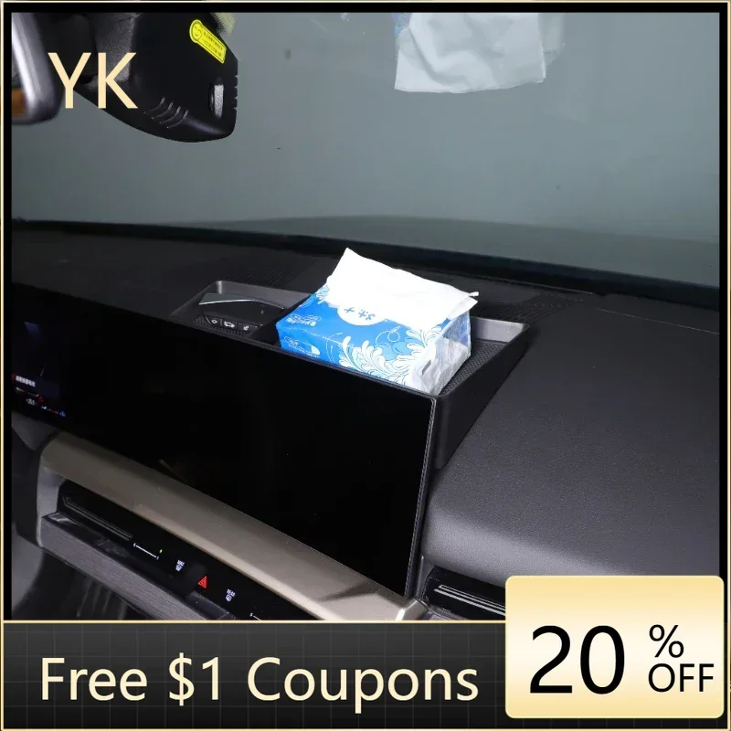 For BMW 5 Series G60 2024-26 ABS Black Car Central Control Navigation Screen Back Storage Box Mobile Phone Tray Car Accessories
For BMW 5 Series G60 2024-26 ABS Black Car Central Control Navigation Screen Back Storage Box Mobile Phone Tray Car Accessories