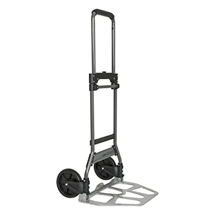 Folding Hand Truck and Dolly 264 Lb Capacity Heavy-Duty Luggage Trolley Cart with Telescoping Handle and PP+EVA Wheels
Folding Hand Truck and Dolly 264 Lb Capacity Heavy-Duty Luggage Trolley Cart with Telescoping Handle and PP+EVA Wheels