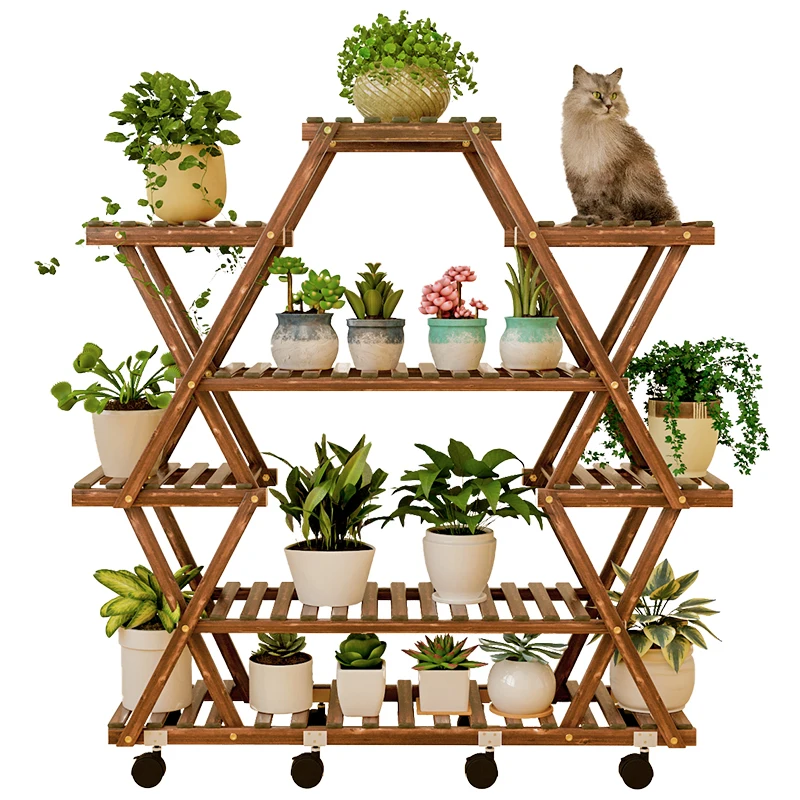 Flower rack living room floor-to-ceiling succulent plant placement rack flower pot rack solid wood flower balcony
Flower rack living room floor-to-ceiling succulent plant placement rack flower pot rack solid wood flower balcony