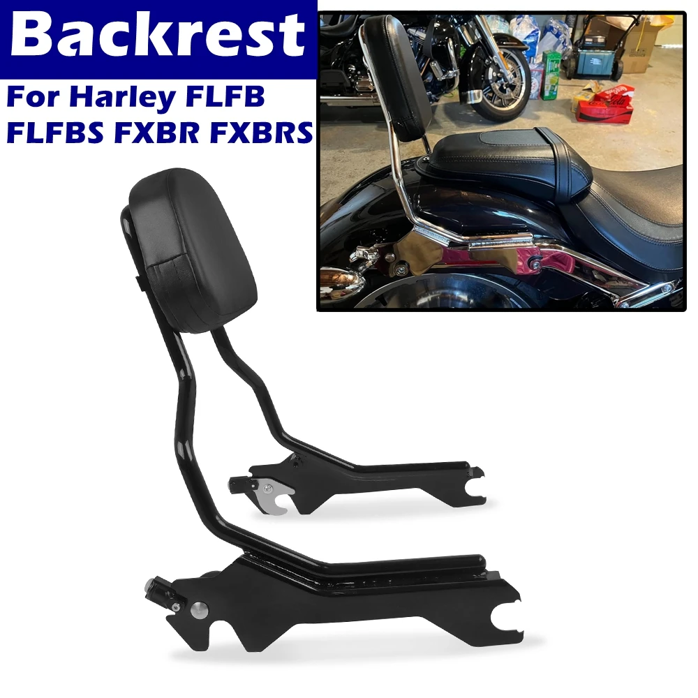 Motorcycle Detachable Backrest Rear Passenger Seat Sissy Bar For Harley FLFB FLFBS FXBR and FXBRS Fat Boy FLFB
Motorcycle Detachable Backrest Rear Passenger Seat Sissy Bar For Harley FLFB FLFBS FXBR and FXBRS Fat Boy FLFB