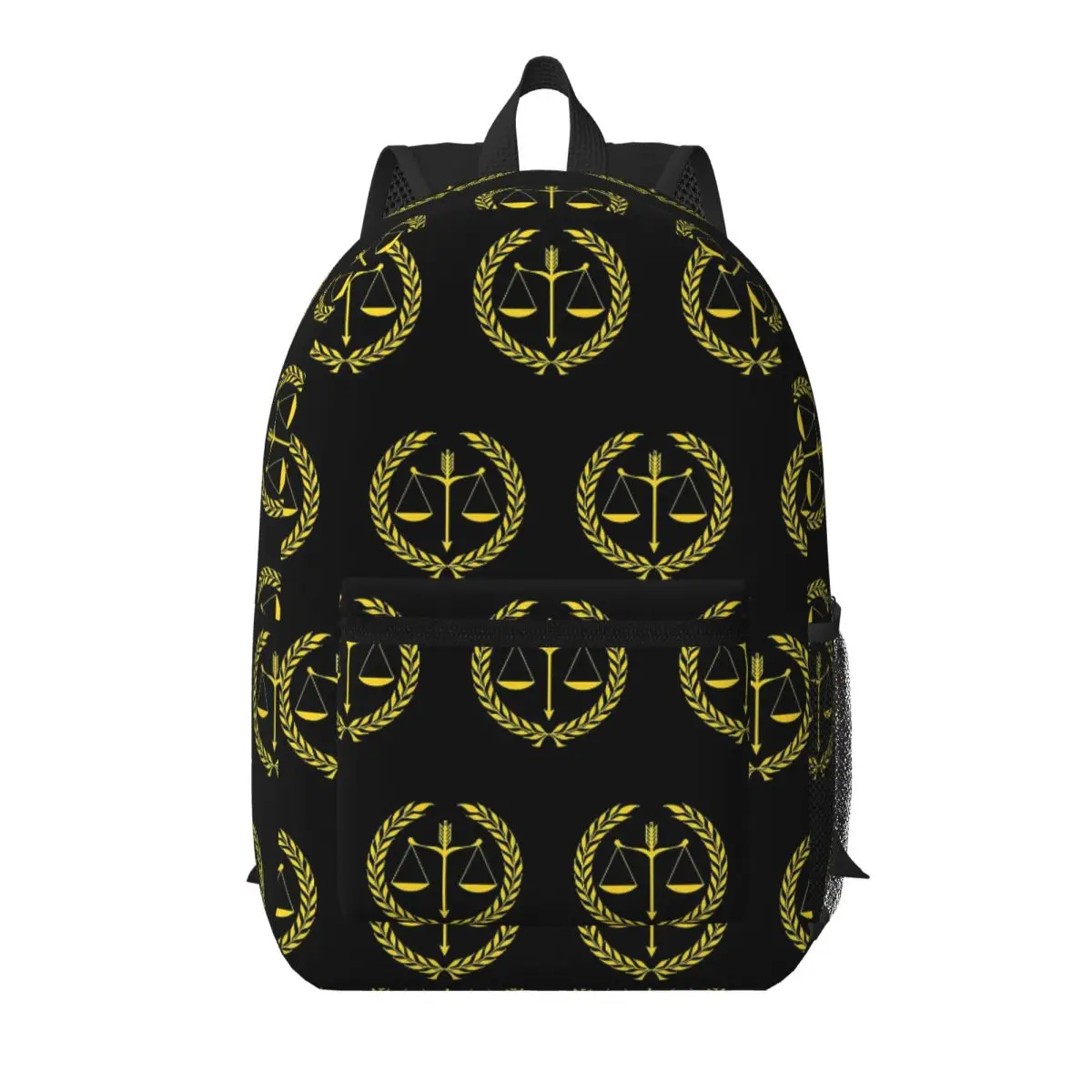 Gold Scales Of Justice Law Logo Lawyer Legal Party Student Backpack School Bag Hiking Travel Daypack Bookbag Shoulder Bags
Gold Scales Of Justice Law Logo Lawyer Legal Party Student Backpack School Bag Hiking Travel Daypack Bookbag Shoulder Bags