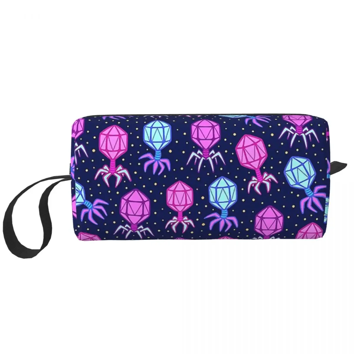 Bacteriophage Makeup Bag Cosmetic Organizer Storage Dopp Kit Toiletry Cosmetic Bag for Women Beauty Travel Pencil Case
Bacteriophage Makeup Bag Cosmetic Organizer Storage Dopp Kit Toiletry Cosmetic Bag for Women Beauty Travel Pencil Case