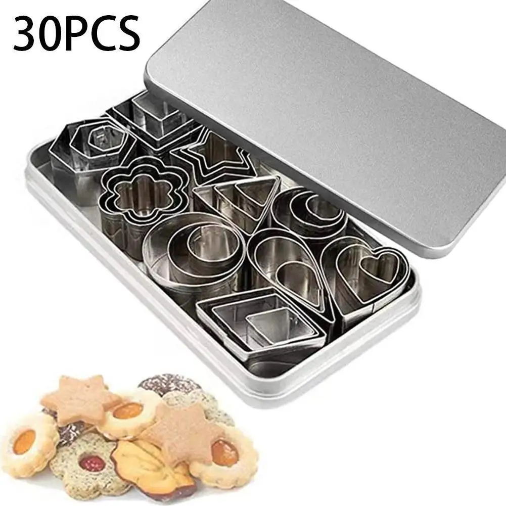30Pcs/set Mini Cookie Cutter Shapes Small Molds For Pastry Dough Clay Cake Mold Hot R1S1
30Pcs/set Mini Cookie Cutter Shapes Small Molds For Pastry Dough Clay Cake Mold Hot R1S1